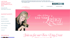 Desktop Screenshot of liveyourlegacysummit.org